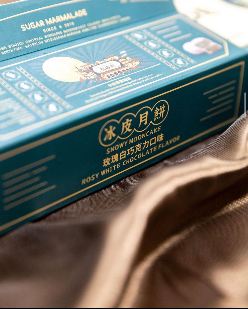2023 Rosy White Chocolate Snowy Mooncake Gift Set (Ontario Location)